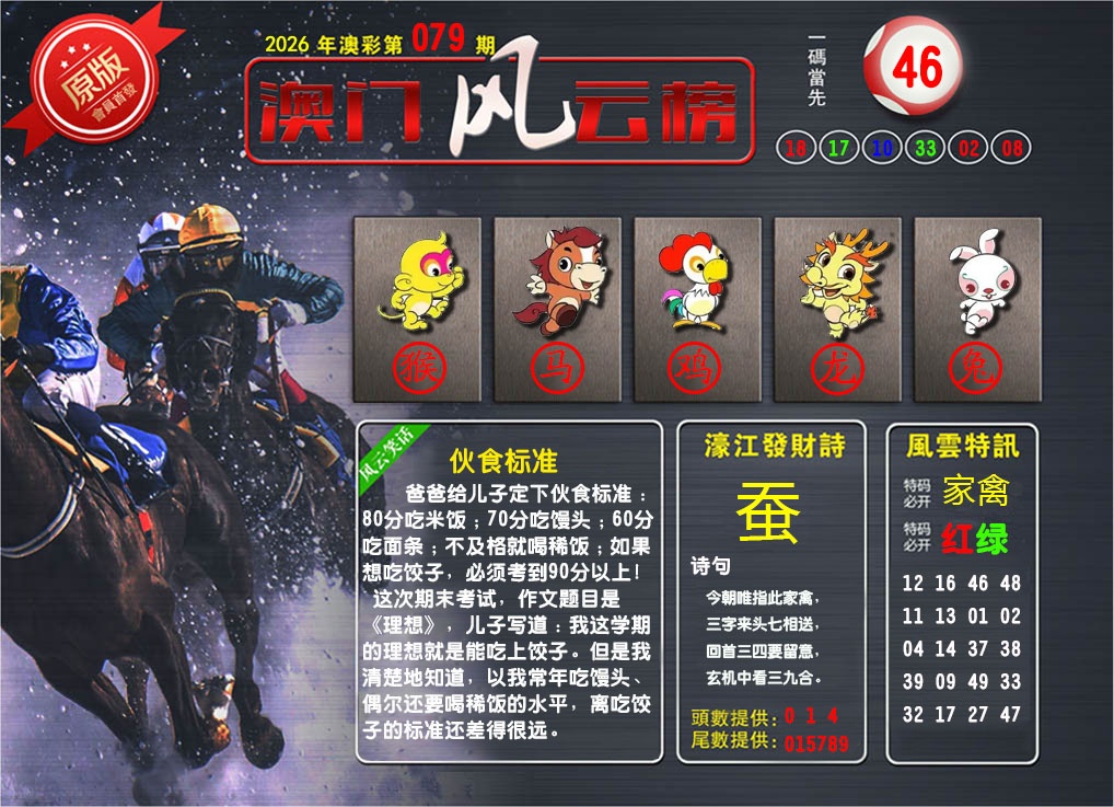 079期澳门风云榜[图]